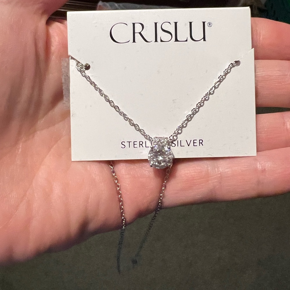Beautiful silver necklace